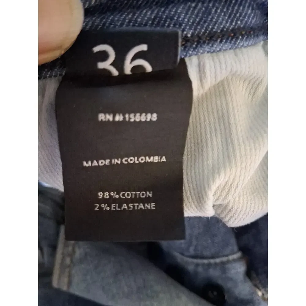 ARTMEETSCHAOS Men's Distressed Skinny Jeans Size 36 Light Wash Ripped Pants